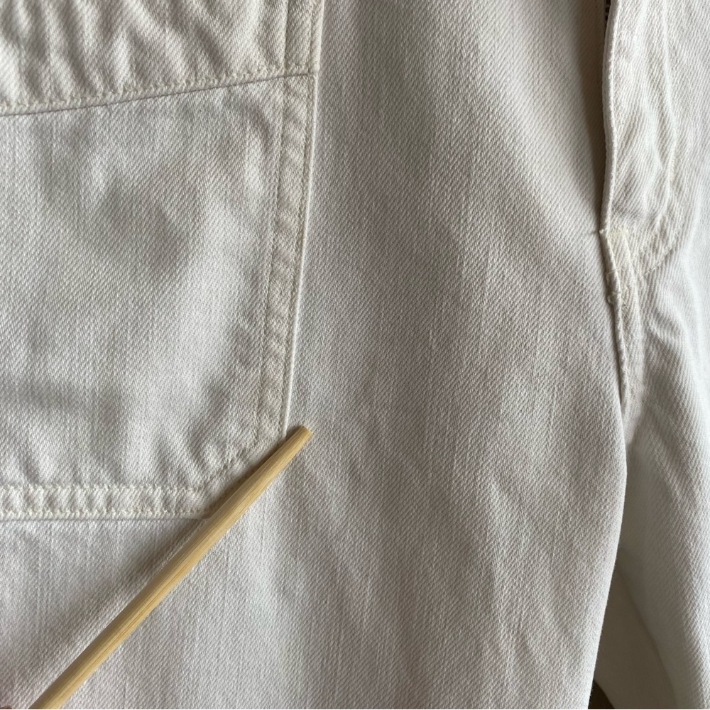 Citizens of Humanity Kamila Patch Pocket Flare White Jeans Size 27 - Picture 5 of 13